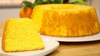 Bolo Chiffon de Laranja | Super Fofo e Irresistível!