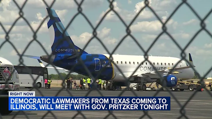 Texas Democrats fleeing to Illinois to block congressional maps; some to appear with Pritzker Sunday