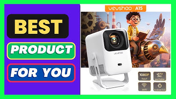 Vevshao A15 Smart Projector Portable Android 13 Projector Dual WiFi