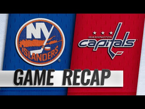 Islanders shut out Capitals in Trotz's return, 2-0