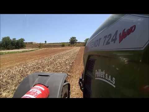 Déchaumage Fendt 724