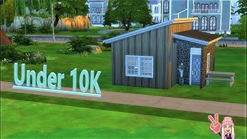 Sims 4 - Tiny House - Speed Build - Under 10k