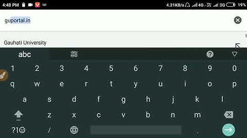 Guwahati university // 3rd Semester Regular & 1st Semester Back ৰ Online Exam from fill up 2018-2019