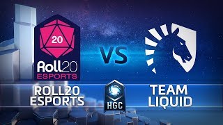 HGC 2018 EU – Phase 2 Week 7 – Roll20 Esports vs. Team Liquid - Game 4