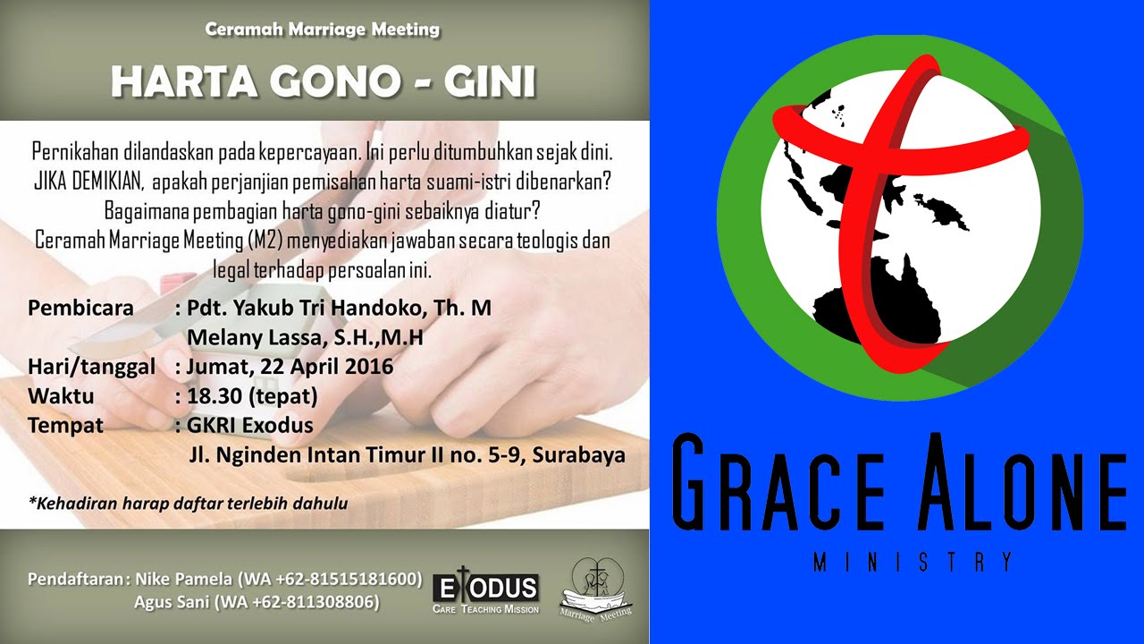Harta Gono Gini Bagian 1 Seminar M2 Yakub Tri Handoko Grace Alone Youtube