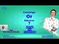 How to choose ? Cambridge or edexcel ? part 1