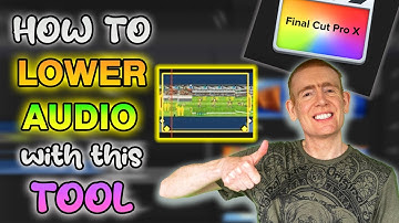 How to LOWER AUDIO with this tool in Final Cut Pro X 👀