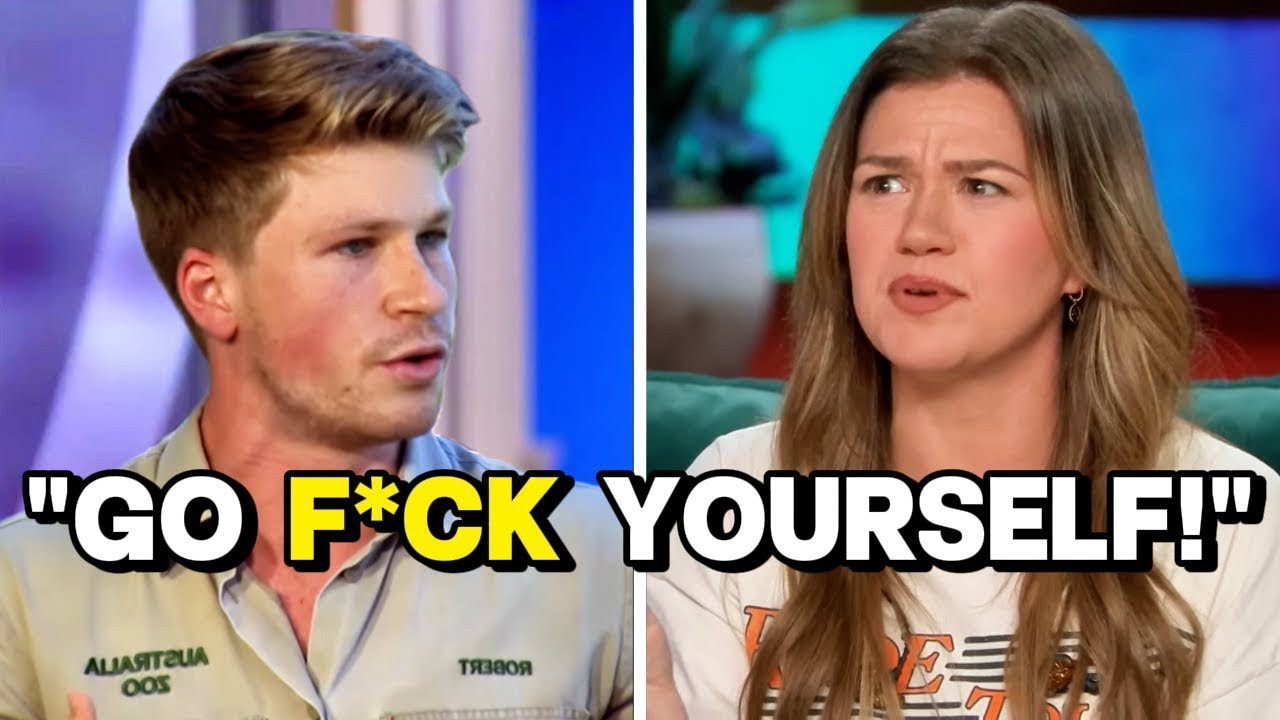 Robert Irwin Kicked Off Kelly Clarkson's Show After Brutal Exchange LIVE