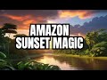 Amazon Jungle Sunset #sunset