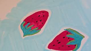 Acrylic 3D gel pen painting tutorial, im going to show u some of my detailed design. 