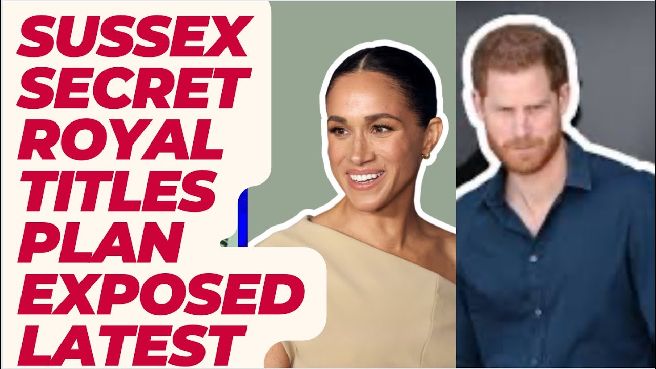 SUSSEXES AMERICAN DREAM WITH A TWIST ..LATEST NEWS ! #royal #