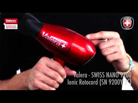 تصویری: سشوار حرفه ای Valera Swiss Nano 6200 Light Ionic Rotocord, Valera