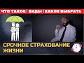 Что такое СРОЧНОЕ СТРАХОВАНИЕ ЖИЗНИ | Коротко и понятно