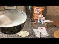 DIY Gesso - baking soda, glue, white paint and water