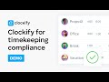 Clockify for timekeeping  labor compliance