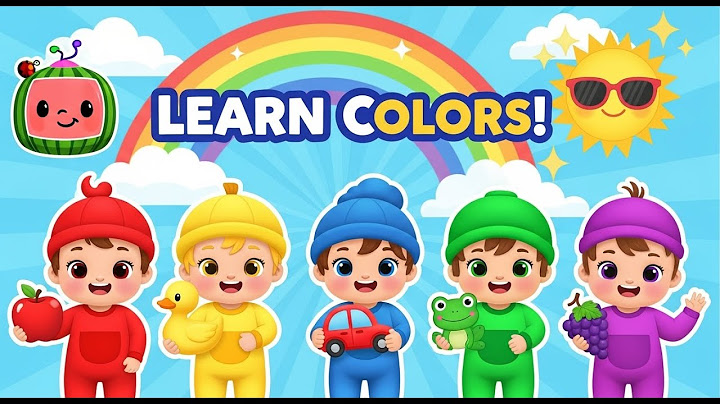 Learn Colors & Numbers with kids | song | Kids + Animated Nursery Rhymes