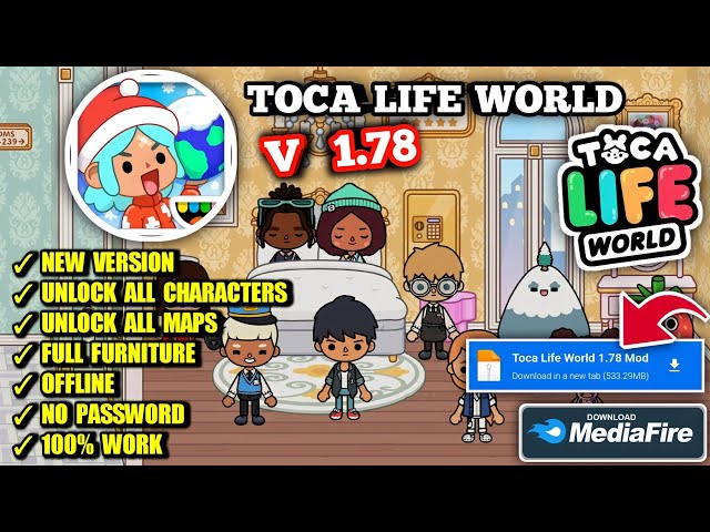 Hack Toca Life World MOD APK 1.78 (Unlocked all)