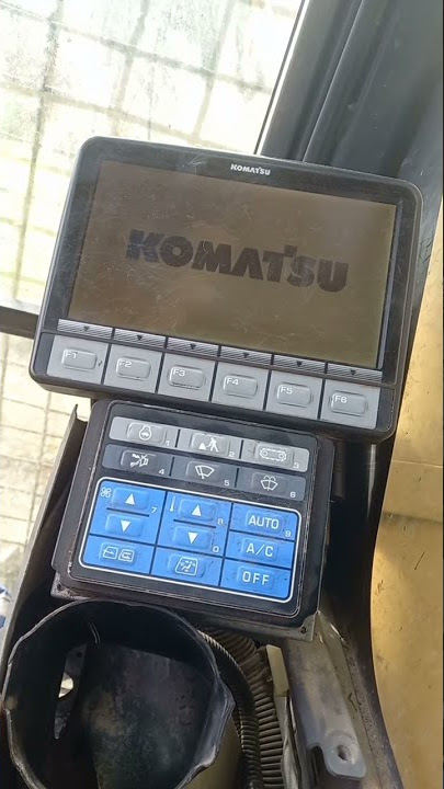 🔴setting monitor panel excavator komatsu #shorts #excavator