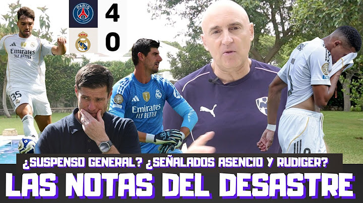 OVERALL FAILURE? ASENCIO, RUDIGER, XABI ALONSO, VINICIUS... MY NOTES ON REAL MADRID V PSG