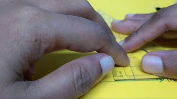 To construct parallel lines using set square.