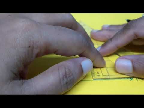 To construct parallel lines using set square.