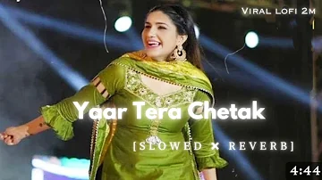 Yaar Tera Chetak Pe Chale Slowed &Reverb ] Sapna Choudhary | lofi