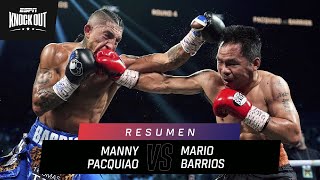Thumbnail for ¡VOLVIÓ LA LEYENDA! HISTÓRICA BATALLA Y EMPATE DE MANNY PACQUIAO CON 46 AÑOS FRENTE A MARIO BARRIOS