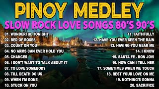 Best Nonstop Pinoy Medley 💽 Nonstop Slow Rock Medley 🎷 Mga Lumang Tugtugin 80's 90's