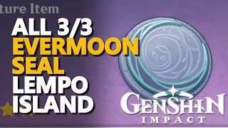 All Evermoon Seal Lempo Isle Locations Genshin Impact