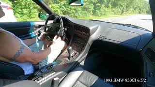 1993 Bmw 850Ci Drive Video 6521