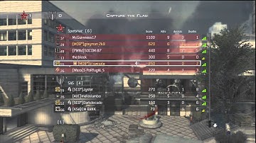 Call of Duty Modern Warfare 3: Capture The Flag #1 - 17 Kills 8 Deaths