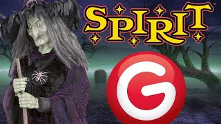 Spirit Halloween 2009 Gemmy Life-Size 5ft Cauldron Witch Animatronic 