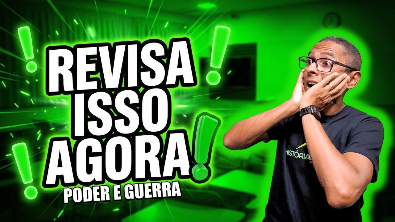 Poder e Guerra: Tudo que Você Precisa Revisar para ENEM e Vestibulares - Prof Luiz Fernando
