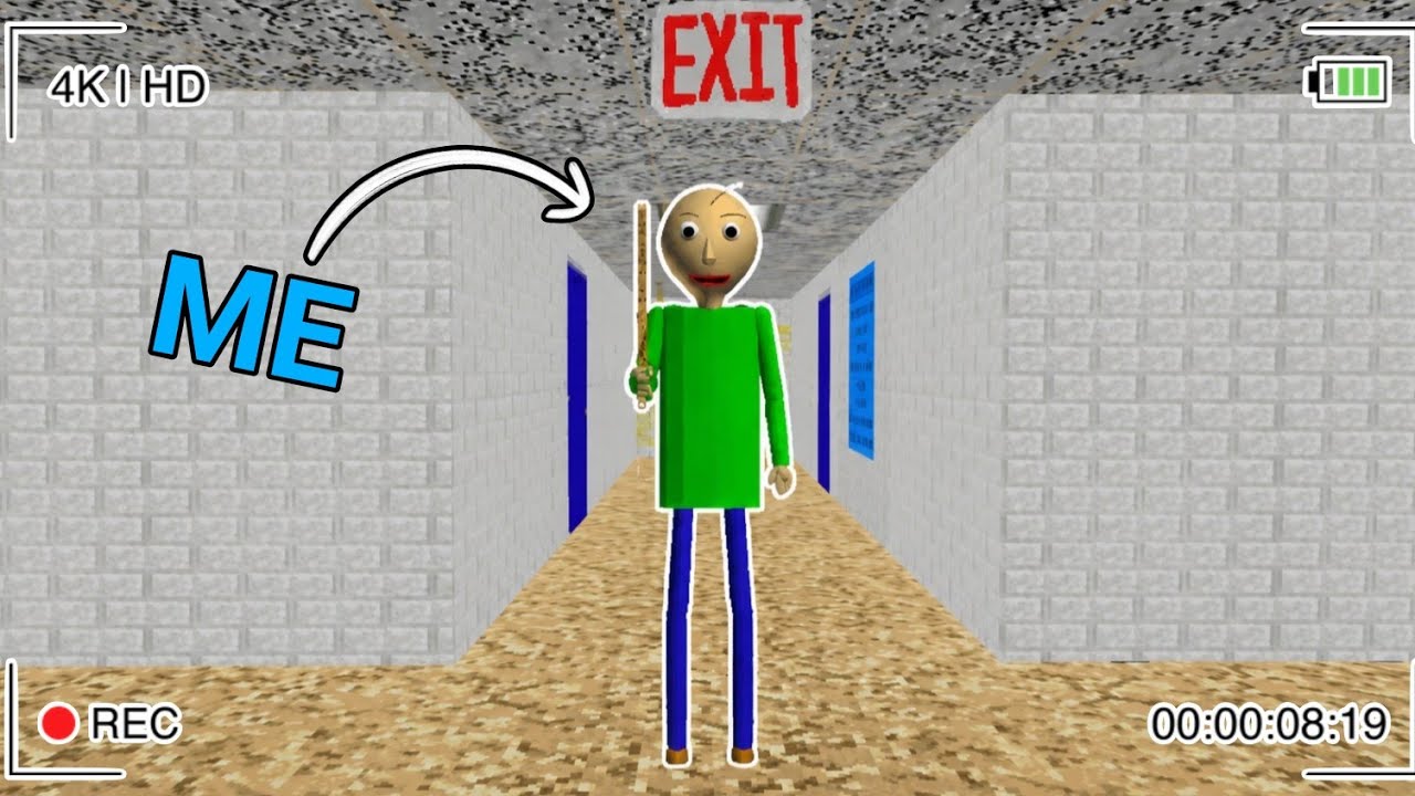 I Became Baldi! | Play As Baldi 🍎 - YouTube