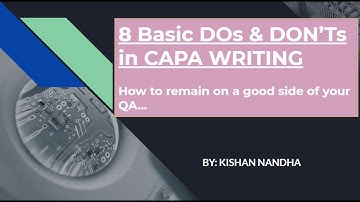 8 Basic Dos & Don