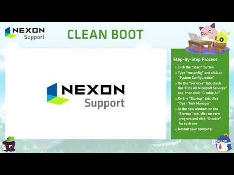 Nexon Support: How To Perform a Clean Boot