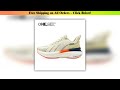 First Look ONEMIX White Road Running Shoes for Men Air Cushion Outdoor Sport Shoes Male Trainers Su