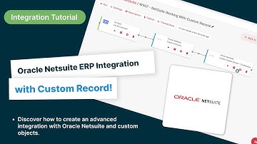 Oracle NetSuite ERP Integration with Custom Record!