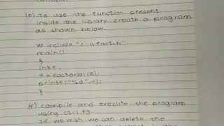 #video 94 #  C programming (*creating own library functions*)