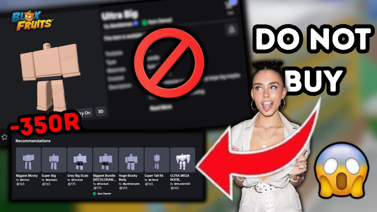 STOP WASTING YOUR ROBUX ON GLITCHED AVATARS IMMEDIATELY | Blox Fruits