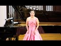 第一位　櫻井 愛子(令和4年度奏楽堂日本歌曲コンクール第33回歌唱部門本選会)