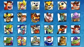 Crash Team Racing Nitro Fueled - All Characters