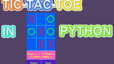 Pygame Tic Tac Toe Part2