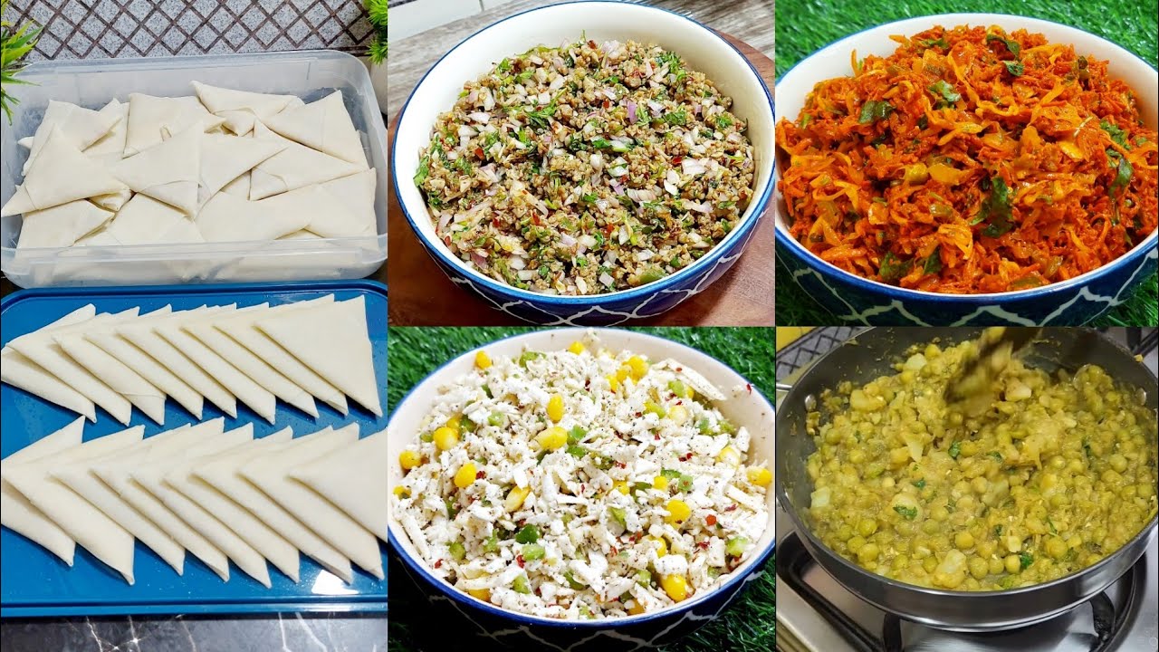 4 Types Of Samosa Fillings Recipe | Ramzan Special Make And Freeze Recipe | Ramzan Preparation 2026