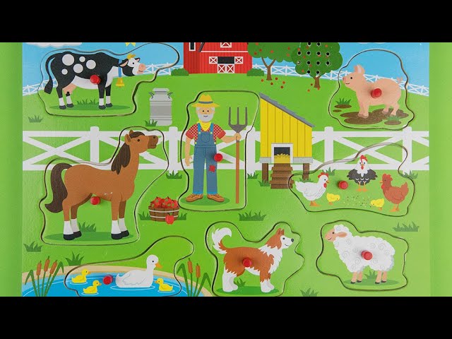 Melissa & Doug Sound Puzzle Old MacDonald's Farm