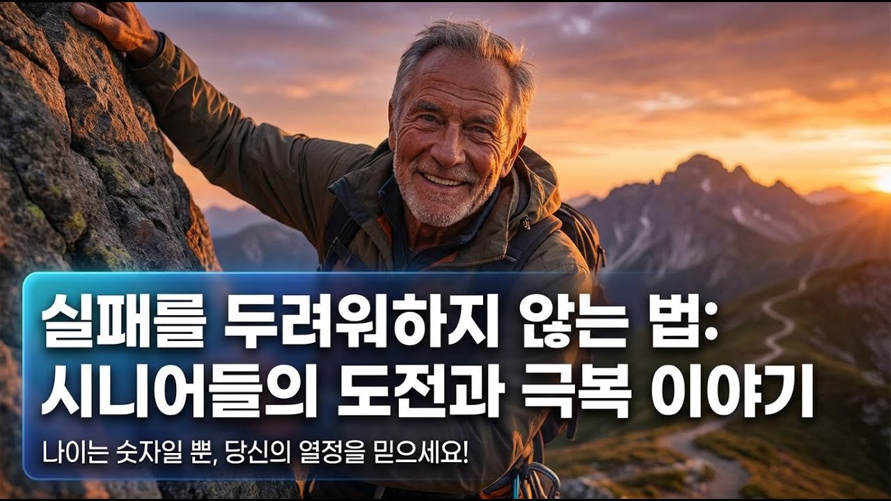 나이와 상관없이 도전하는 힘 우리의 이야기 | 틀어놓고 듣는 성숙한 이야기