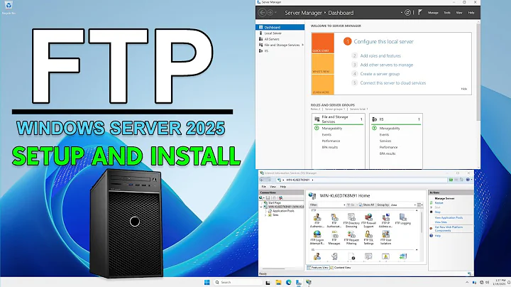 INSTALL and SETUP FTP(File Transfer Protocol) Server on Windows Server 2025