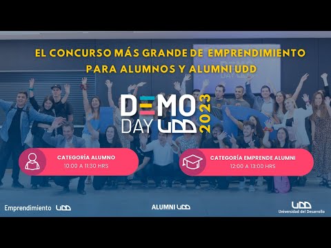 Demo Day UDD - Presentación finalistas categoría Alumni