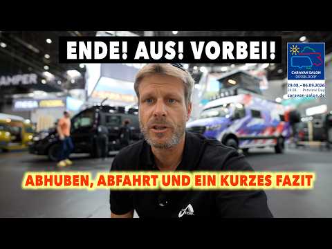 WE DID IT! END of Caravan Salon 2024, Review | FINAL HORN, TEARDOWN & DEPARTURE | Stop at CVS Vans |