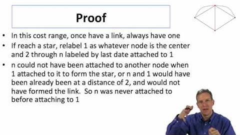 Social and Economic Networks 4.11 Week 4:  Dynamic Strategic Network Formation (Optional Advanced)